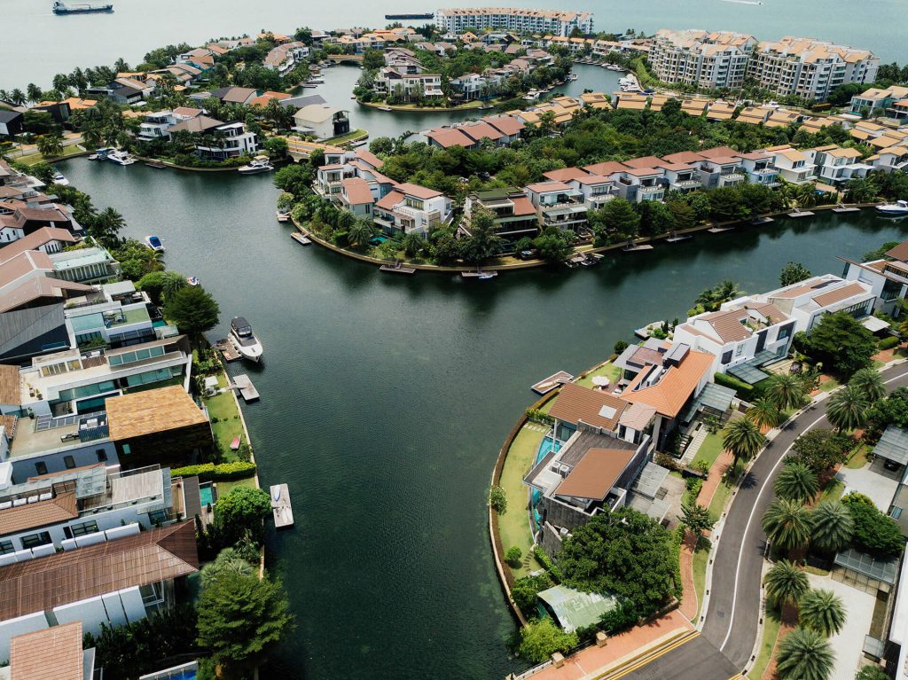 Aerial view of the properties we have helped buy, sell, and manage on behalf of our clients