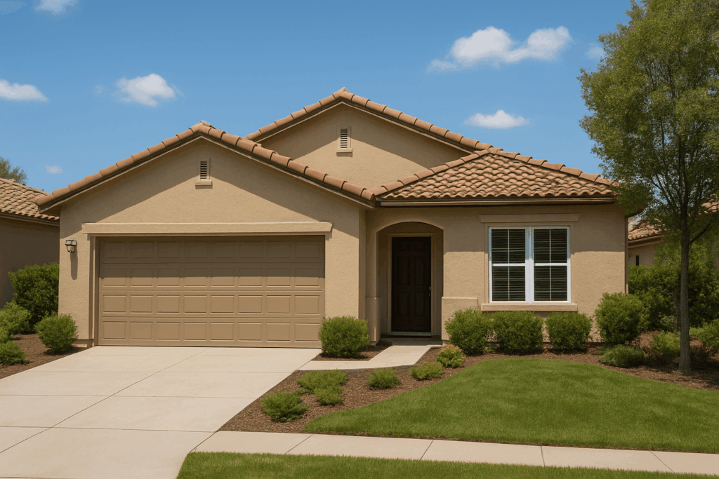 Single-family home with stucco exterior and tile roof, representing a typical Temecula, CA investment property.