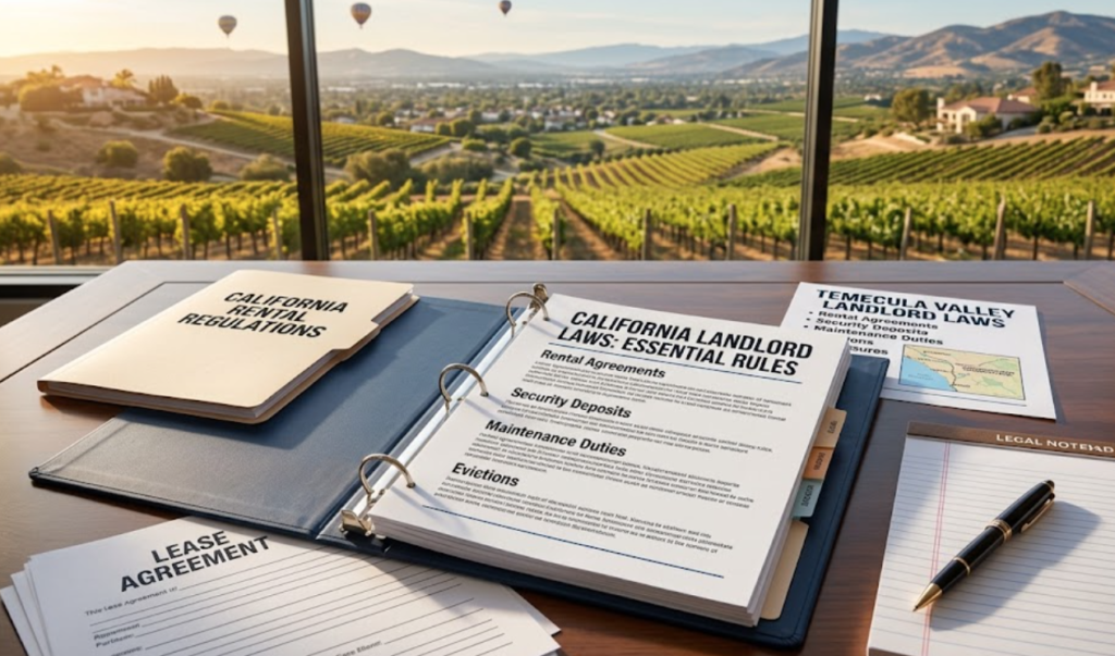 California landlord laws Temecula Valley rental property owners need to know. 